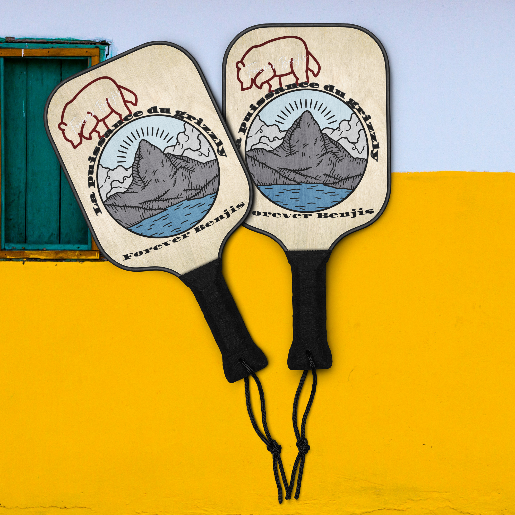 Pickleball paddle set