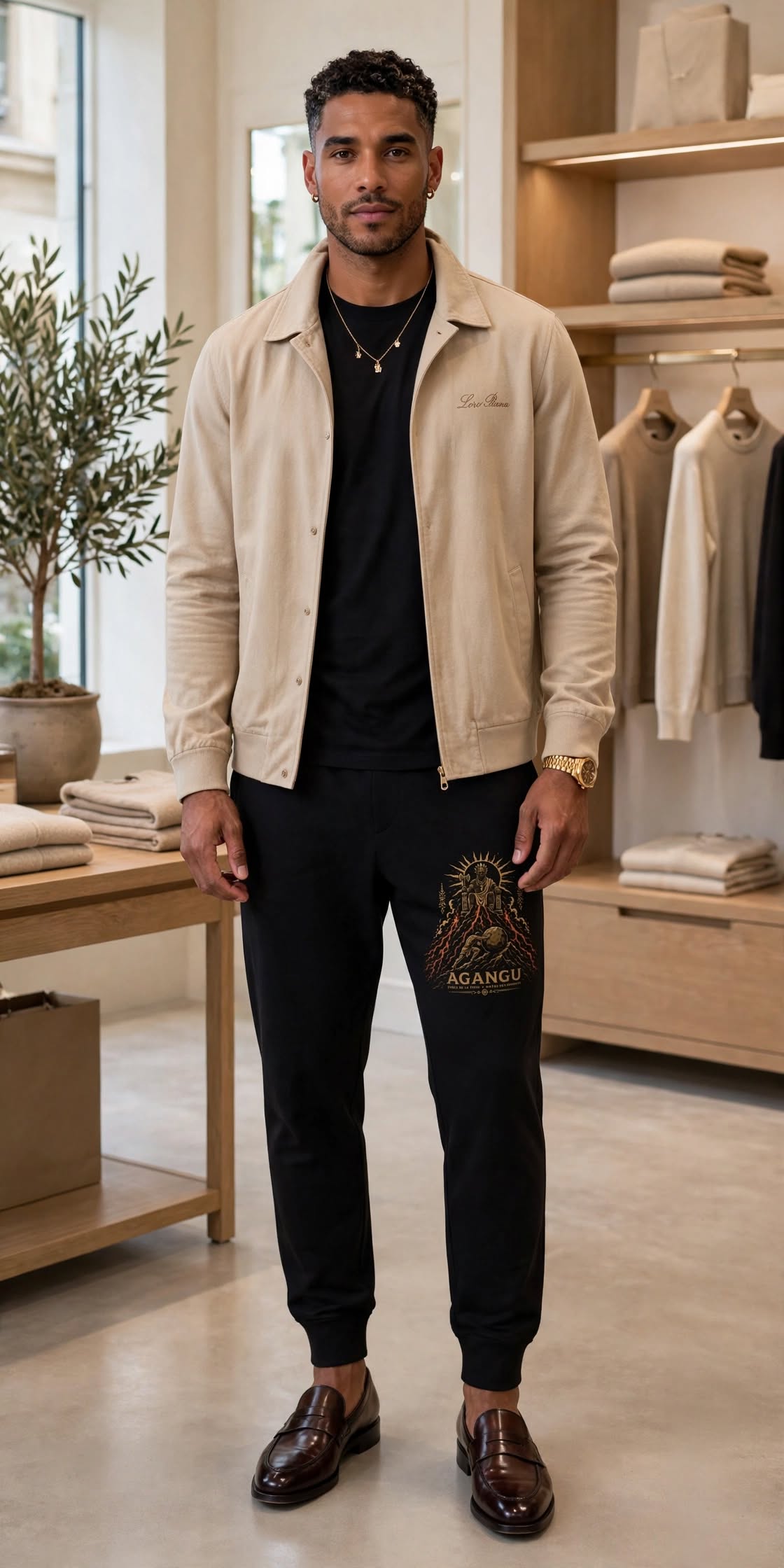 Wide-leg joggers Agangu