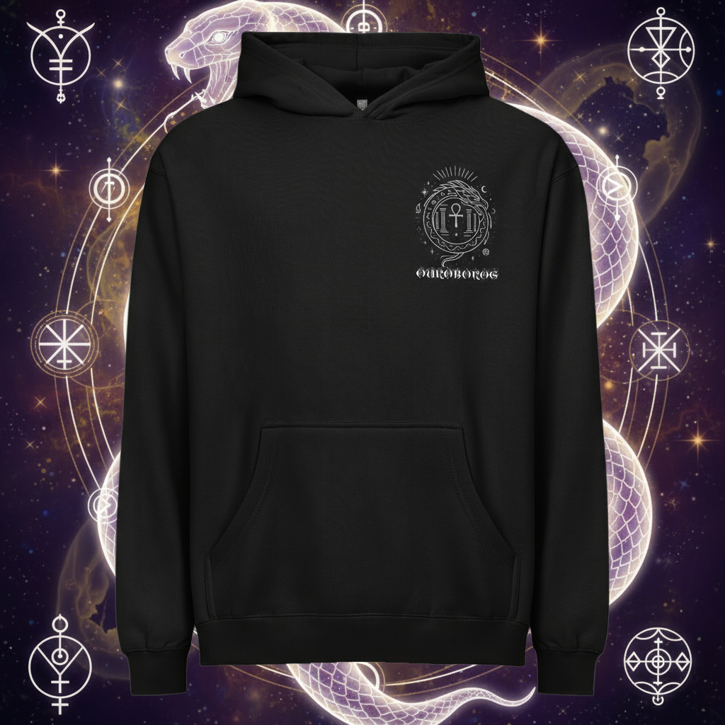 HOODIE OUROBOROS  ALCHEMY DAMBALLAH WEDO