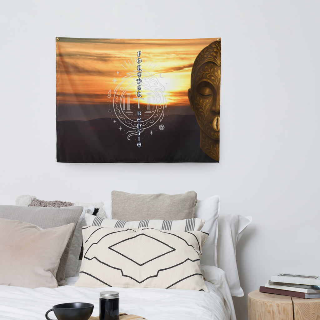 Indoor wall tapestry OSHUN ORISHA OUROBOROS