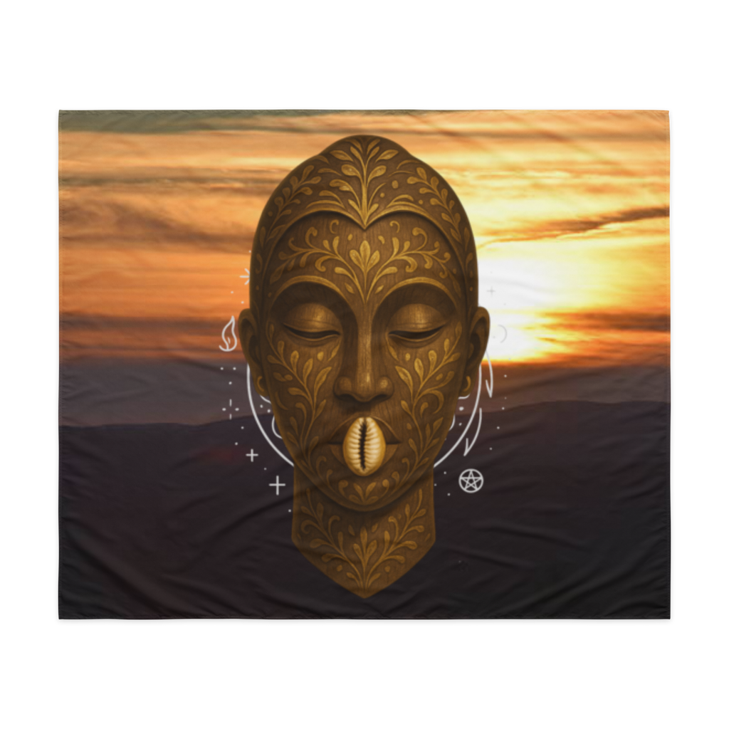 Indoor wall tapestry OSHUN ORISHA OUROBOROS