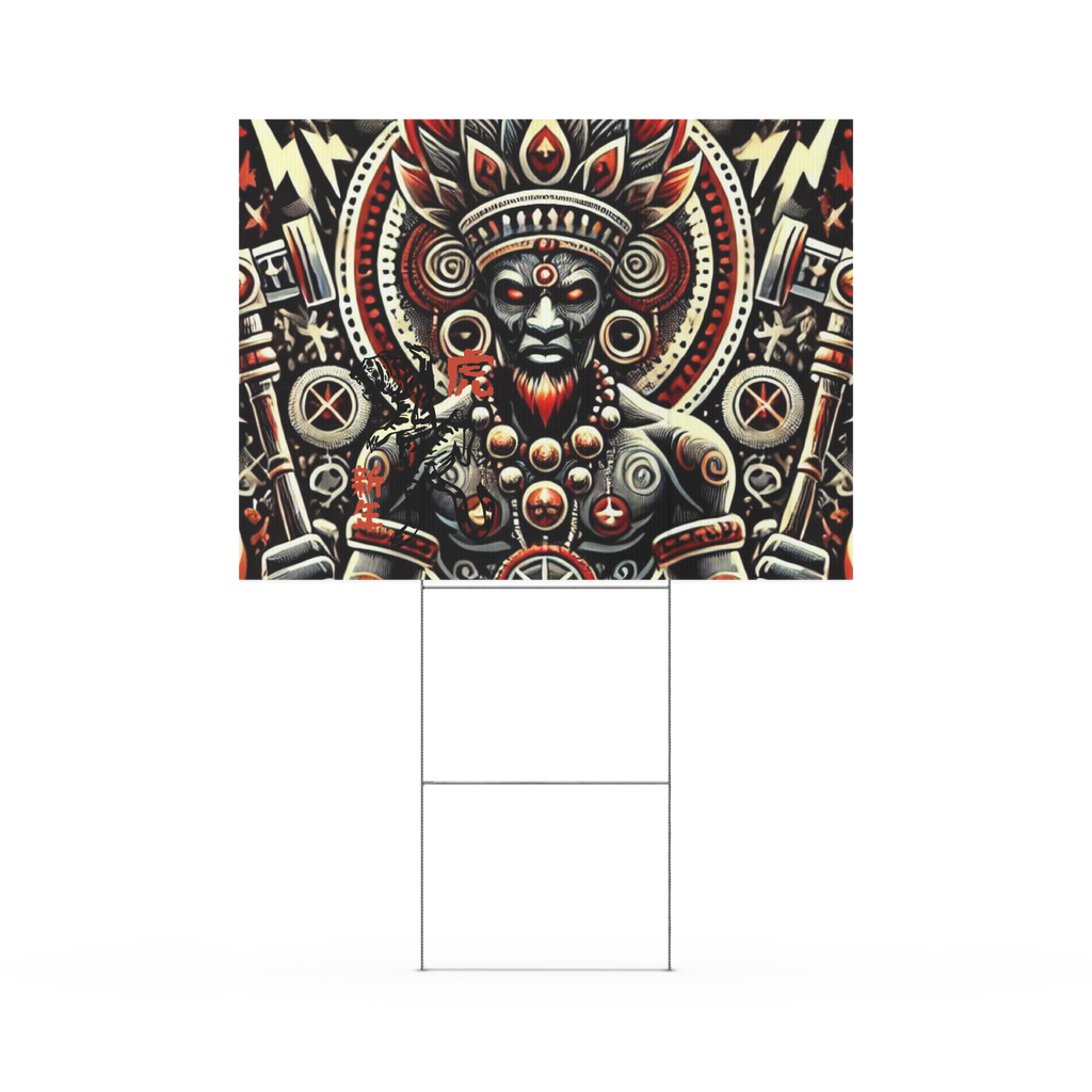 Yard sign SHANGO ORISHA THUNDER