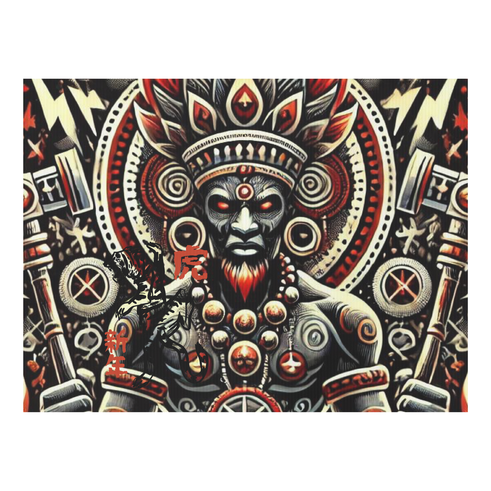 Yard sign SHANGO ORISHA THUNDER