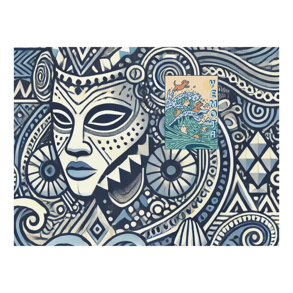 Yard sign ORISHA YEMOJA MOTHER THE WATER