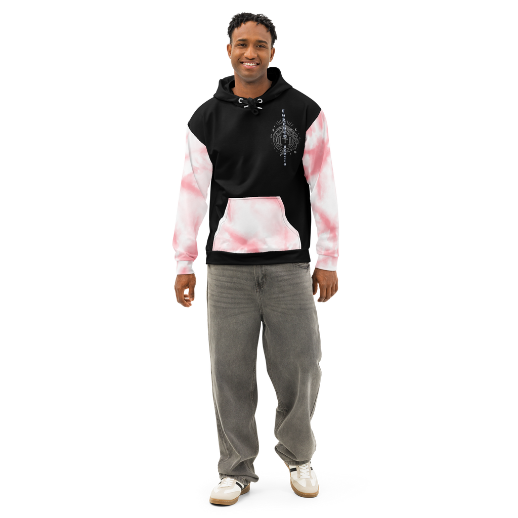 Unisex cotton hoodie ouroboros boho CADUCEUS HERMES