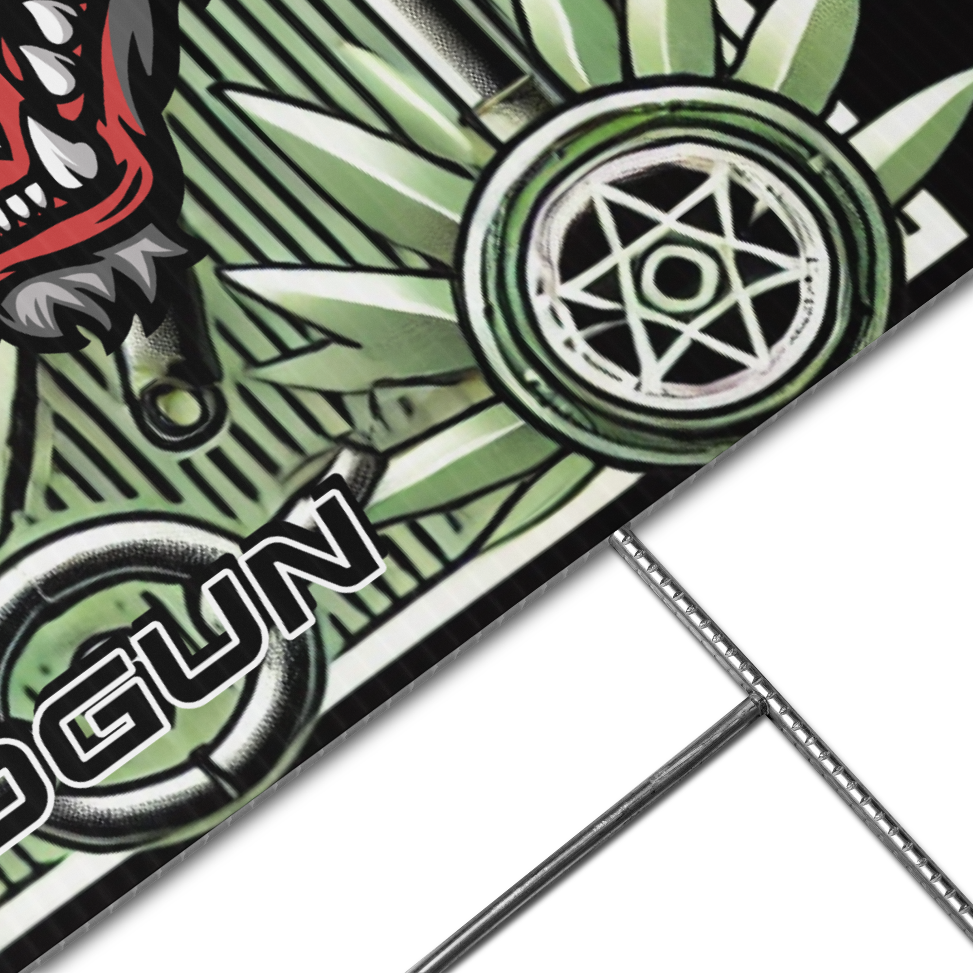 Yard sign OGUN ORISHA  METAL