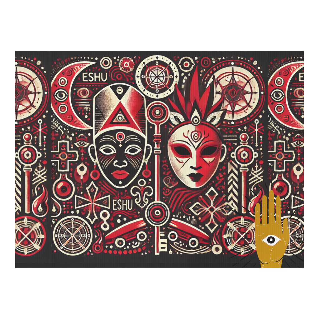 Yard sign ORISHA ESHU