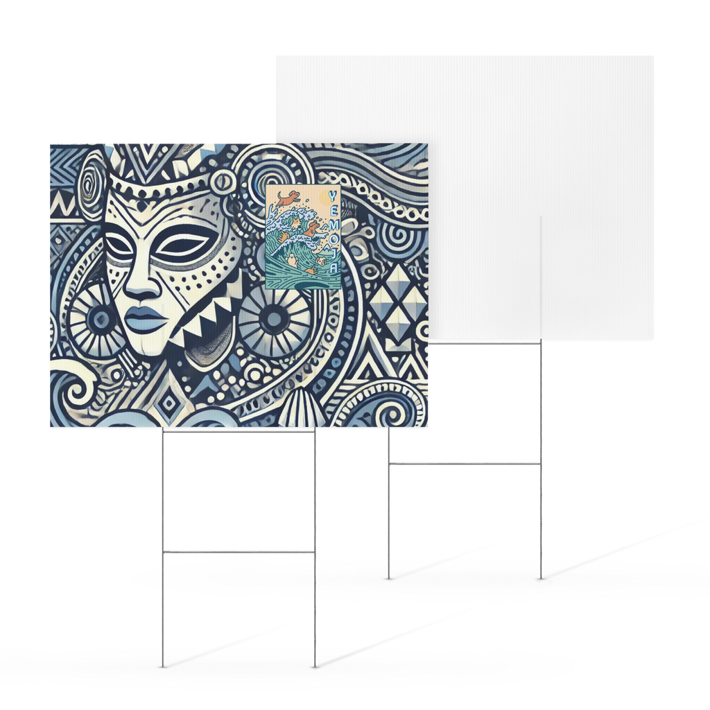 Yard sign ORISHA YEMOJA MOTHER THE WATER