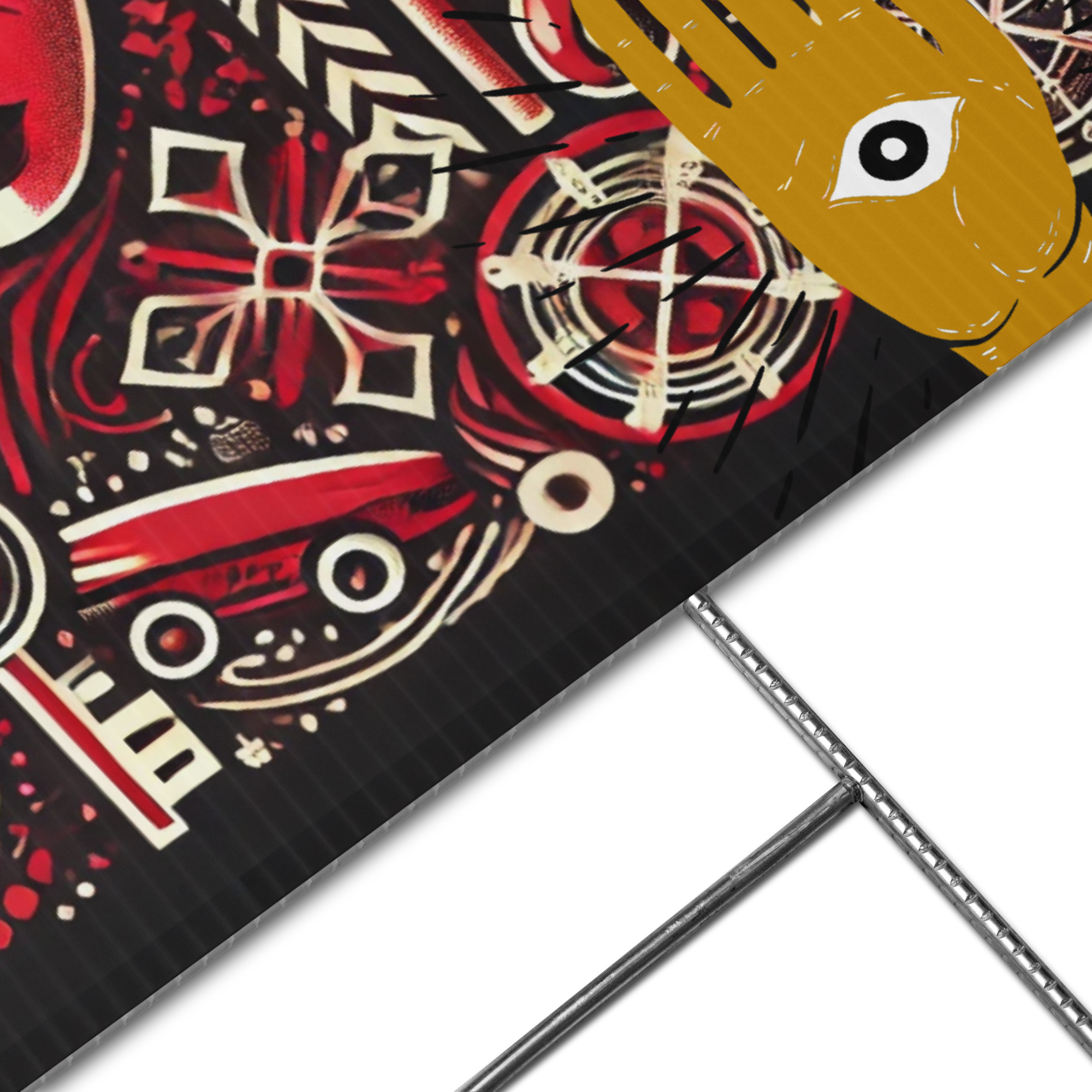 Yard sign ORISHA ESHU