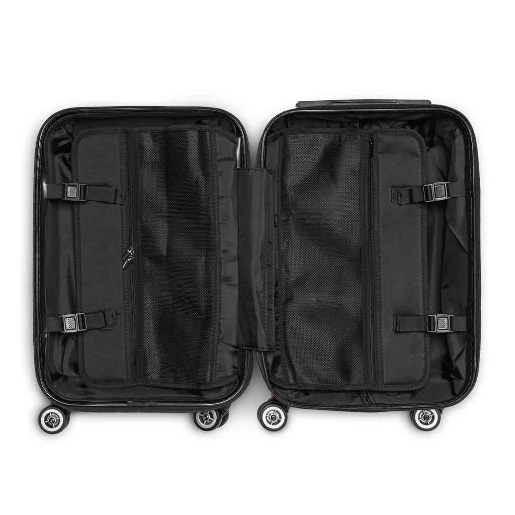 Hard-shell suitcase asia taoisme
