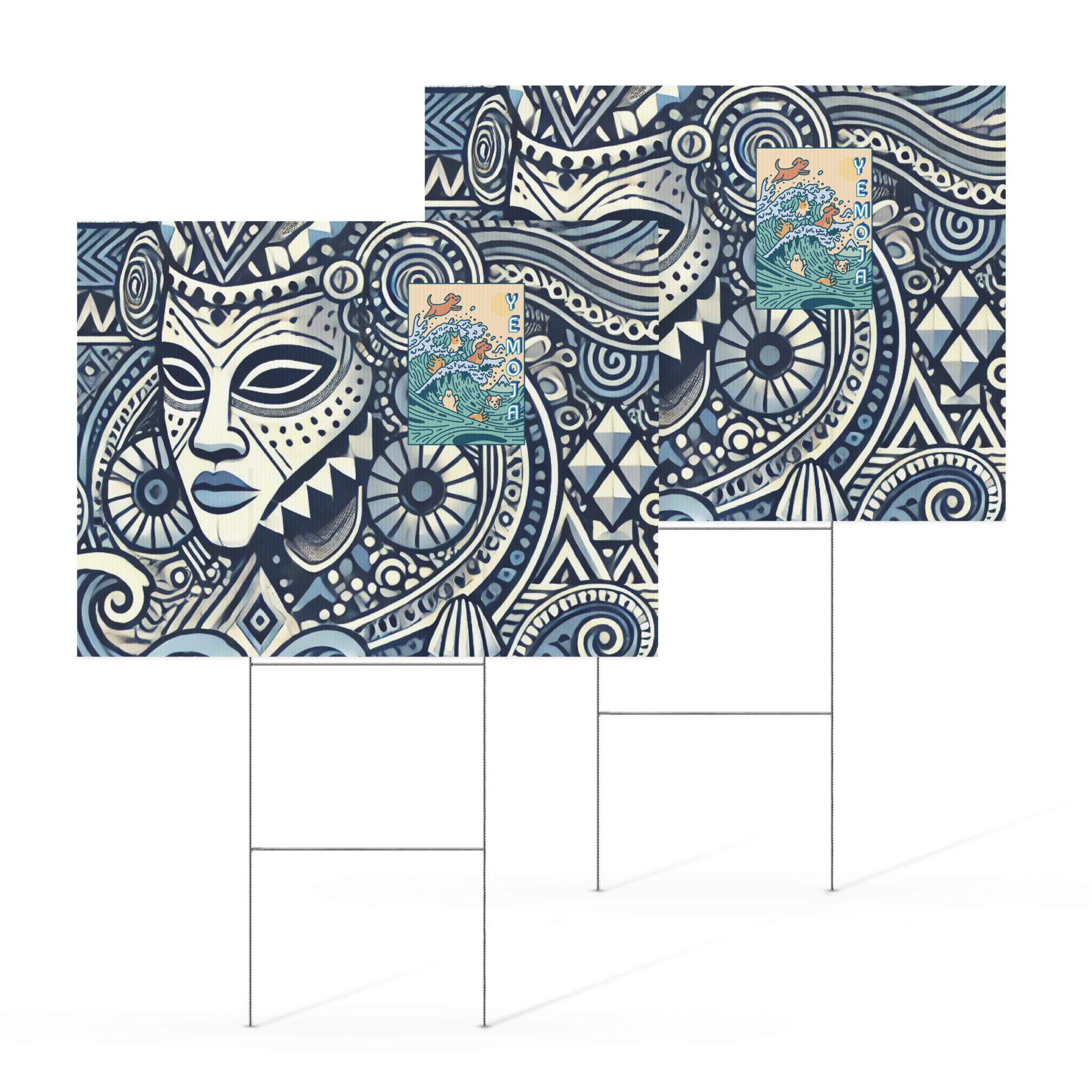 Yard sign ORISHA YEMOJA MOTHER THE WATER