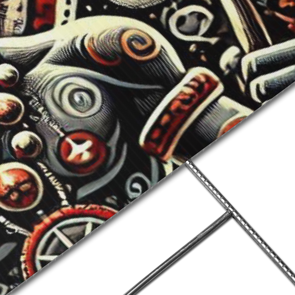 Yard sign SHANGO ORISHA THUNDER