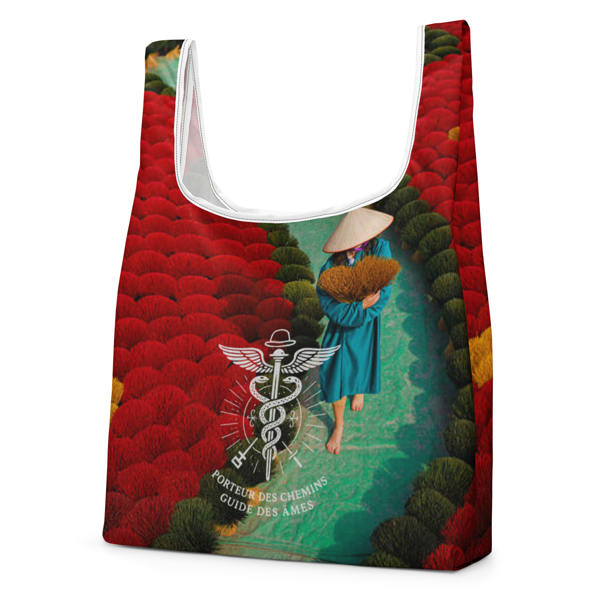 Shopping bag asia taoisme